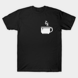 White Cup pixel art T-Shirt